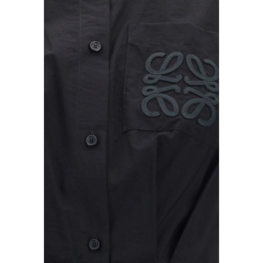 Loewe Women Lightweight Cotton-Blend Poplin Dress - Picture 3 of 3